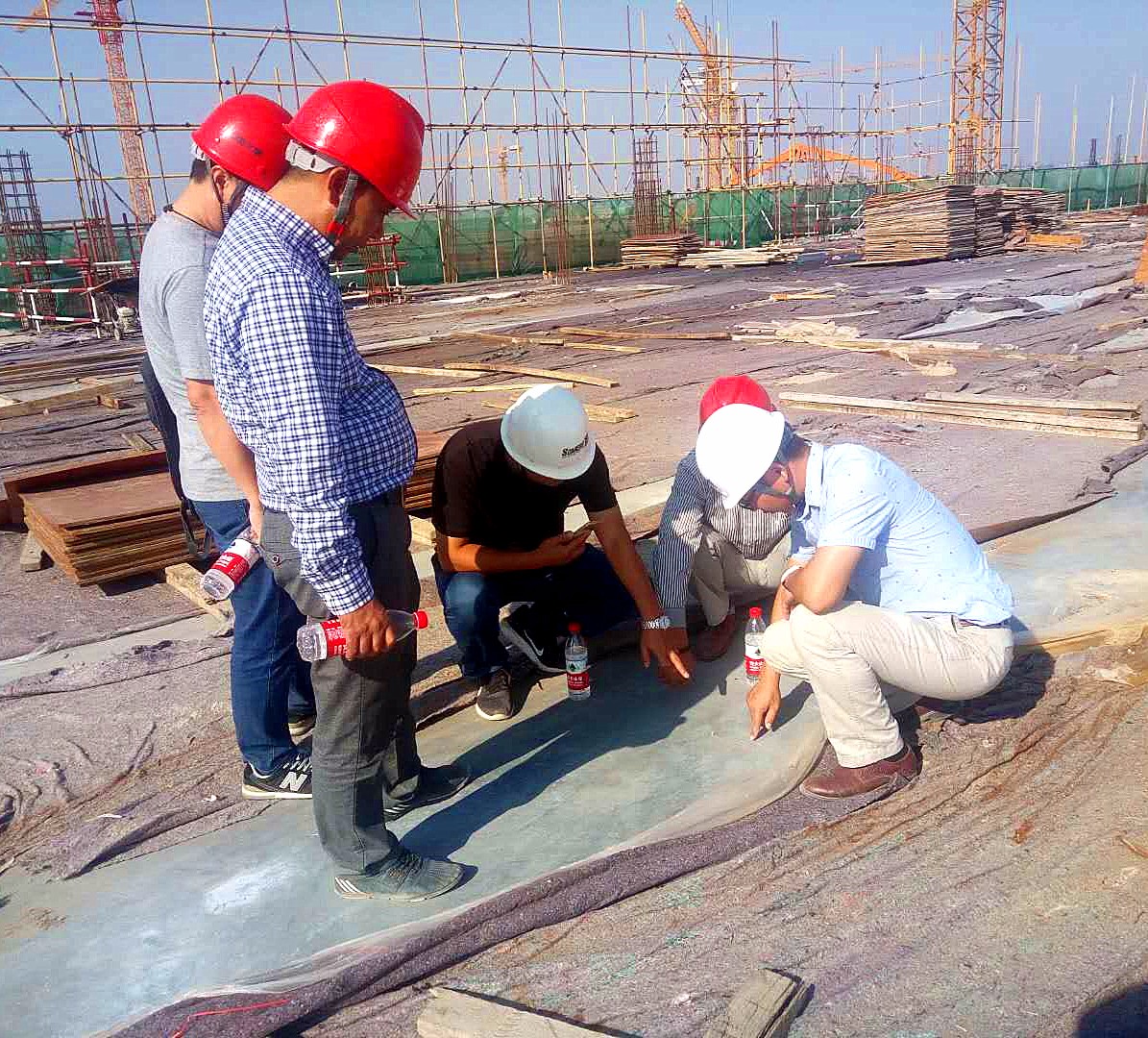 巴固激光整平地坪施工